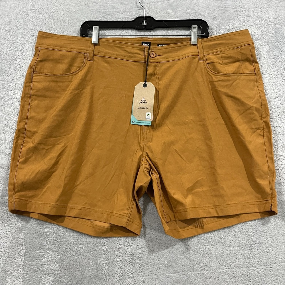PrAna Women's 22W Halle Short II Plus Size 7" Shorts NWT Hiking Outdoor